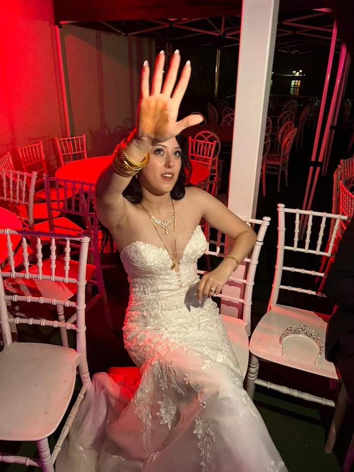 Straplez Bohem Uzun Kuyruklu Denizkızı Gelinlik - Görsel 3