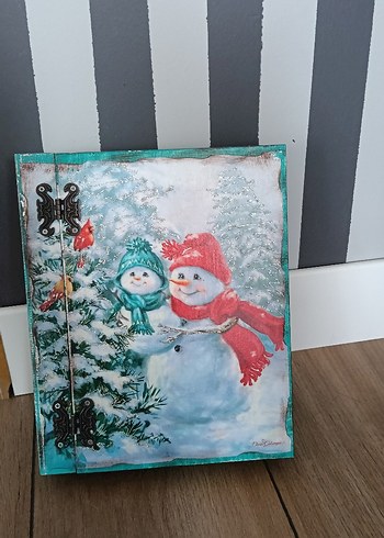 Kitap görünümlü Ahşap kutu