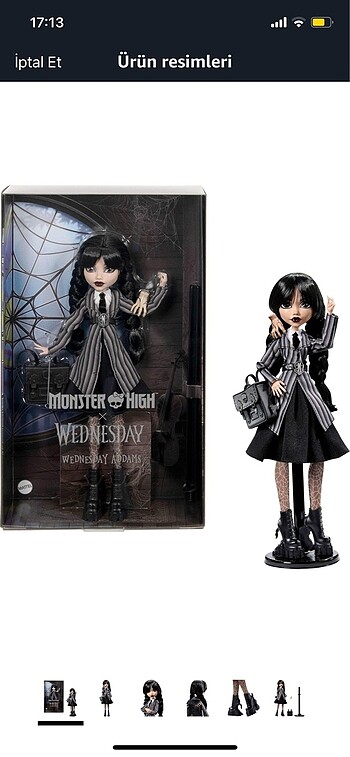Monster high wednesday acil satılık