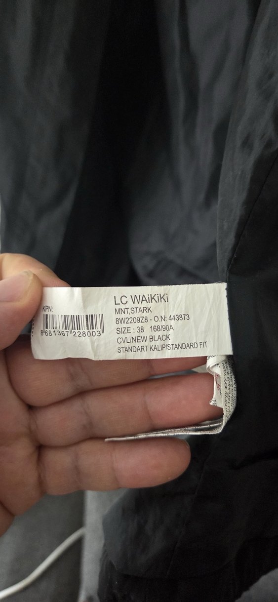 LCW YAĞMURLUK 38 beden - Görsel 2