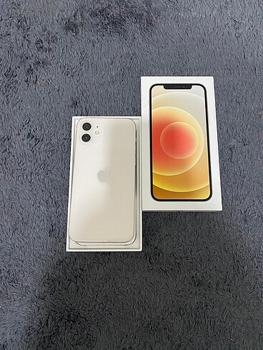 iPhone 12-128 gb Beyaz Kutu Fatura var sıkıntısız