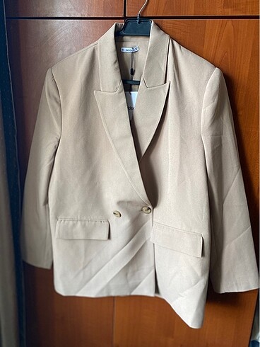 Bej blazer ceket