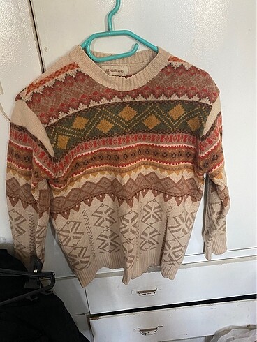 Kahverengi vintage kazak