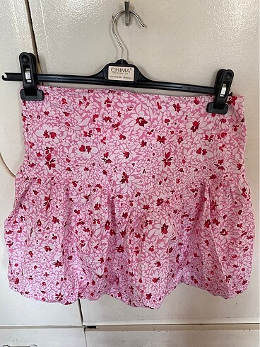 H&M Pembe çiçekli etek