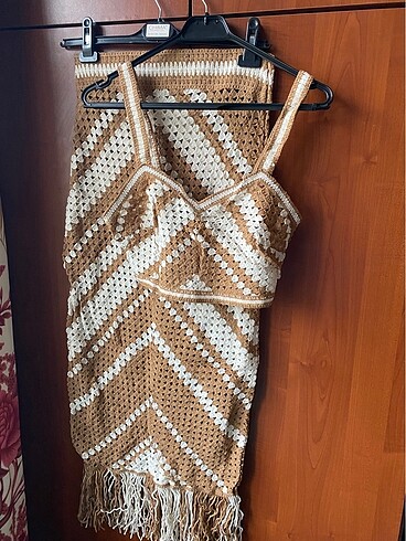 Kahverengi ikili plaj takım - Görsel 4