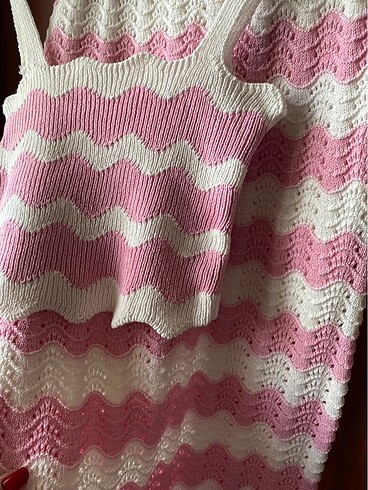 Pembe ikili triko takım - Görsel 4