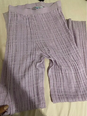 Lila plaj pantolon