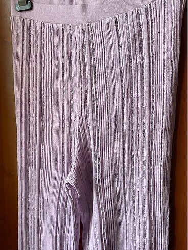 Lila transparan pantolon - Görsel 5