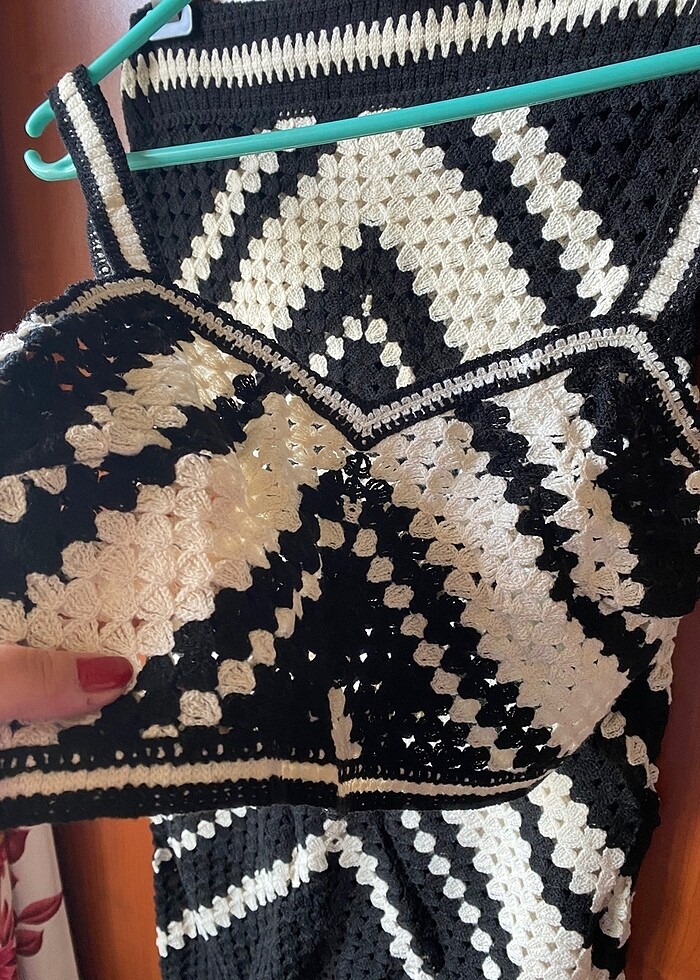 Siyah ajurlu ikili takım - Görsel 5