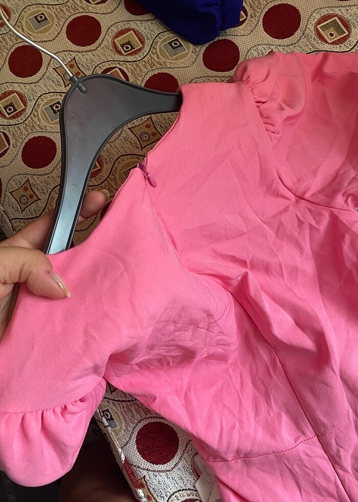 Pembe elbise - Görsel 4