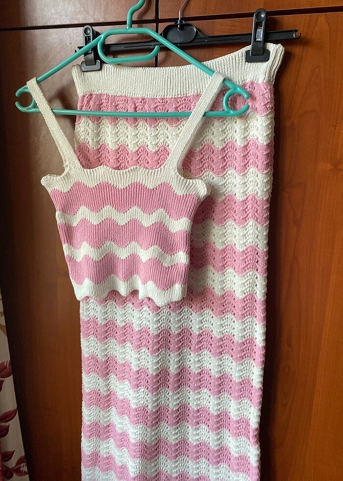 Pembe ikili takım - Görsel 2