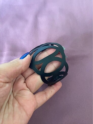 Next Accessory Siyah kelepce bilezik