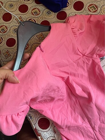 Pembe elbise - Görsel 5