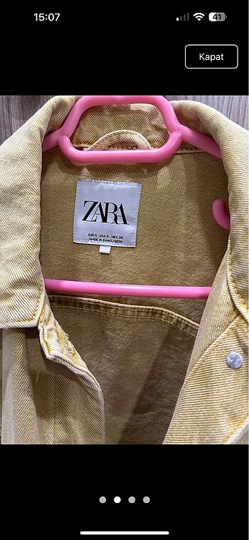 Zara zara vintage kot ceket