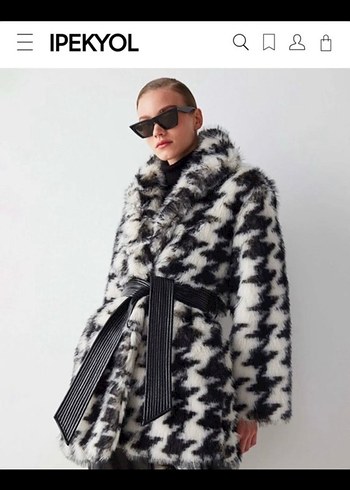 IPEKYOL Zebra Desenli Kürk