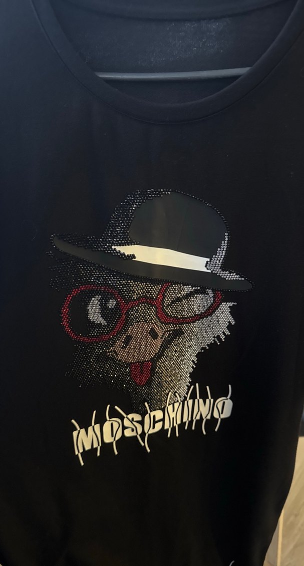 Moschino Siyah Baskılı Kedi Kıyafeti - Görsel 3