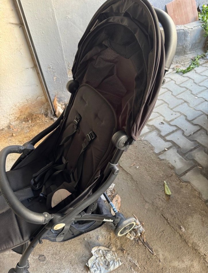 Siyah Bebek Arabası - Görsel 2