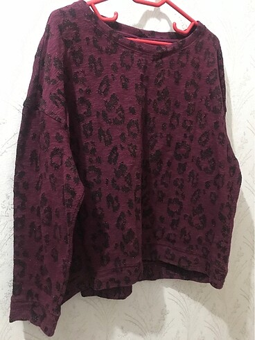 C&A Leopar desenli simli bluz