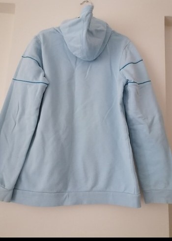 Mavi Kapüşonlu Erkek Sweatshirt - Görsel 2