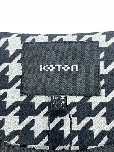 38 Beden siyah Renk Koton Blazer %70 İndirimli.