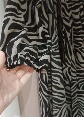 Zebra Desenli, Uzun Kollu kimono