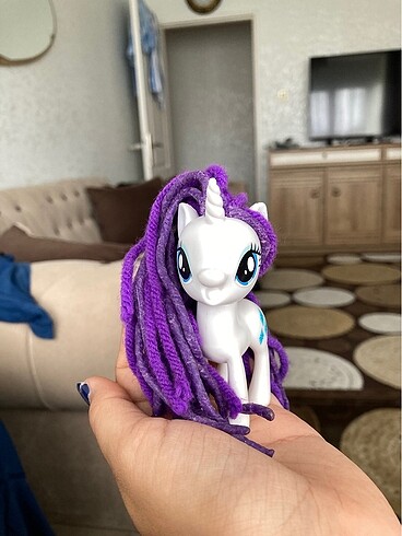 My Little Pony pony saç tasarım mor