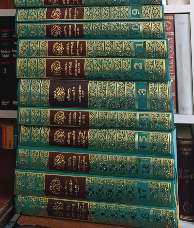 Ruhul Furkan Tefsiri Seti 18 cilt - Görsel 2
