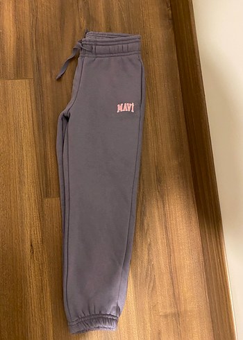 Mavi Logo Baskılı Mor Eşofman Altı 7/8 YAŞ - Görsel 3