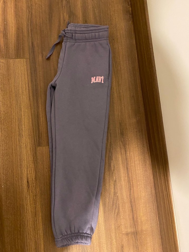 Mavi Logo Baskılı Mor Eşofman Altı 7/8 YAŞ - Görsel 3