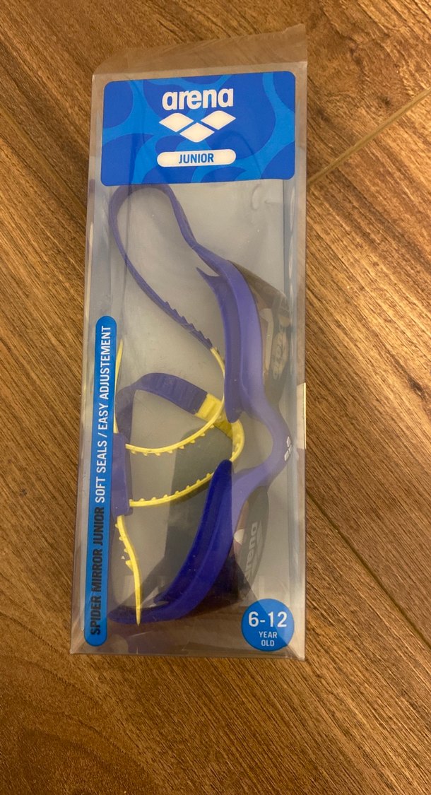 Arena Mavi Yüzücü Gözlüğü Velcro Bantlı 6/12 YAŞ - Görsel 4