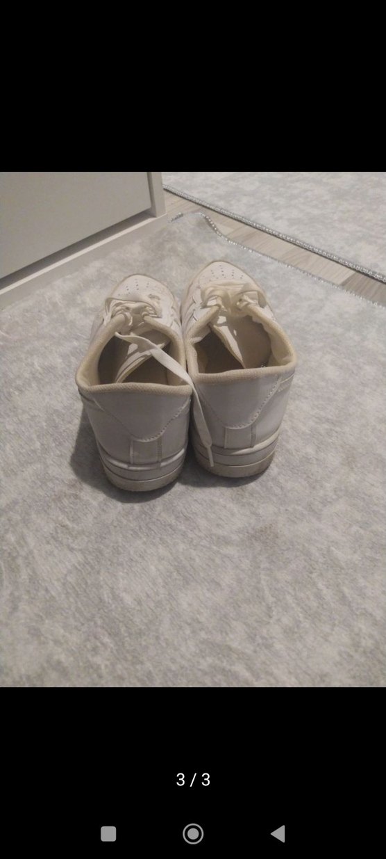 Beyaz Kadın Günlük Spor Ayakkabı - Görsel 3