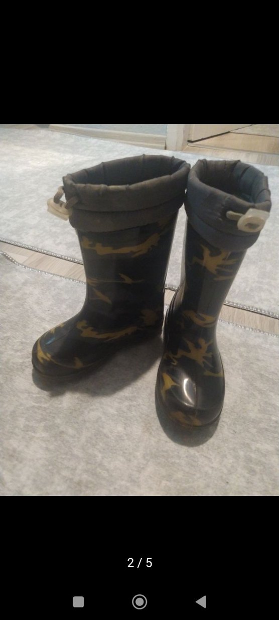 Erkek Çocuk Kamuflaj Desenli yagmur botu - Görsel 2