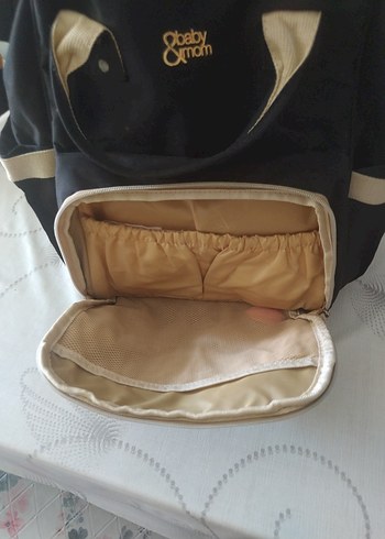 Bebek Bakım Çantası Siyah Baskılı - Görsel 3