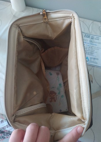 Bebek Bakım Çantası Siyah Baskılı - Görsel 4