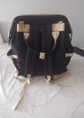 Bebek Bakım Çantası Siyah Baskılı - Görsel 2