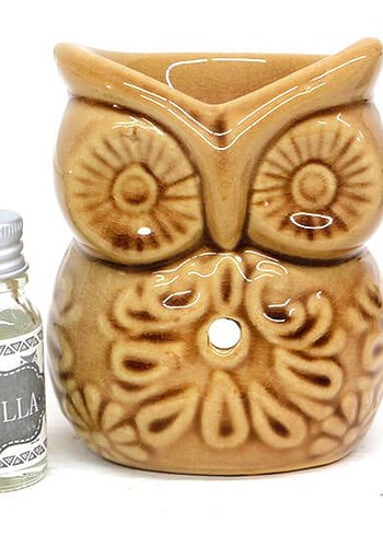 Seramik baykuş buhurdanlık seti - Görsel 3