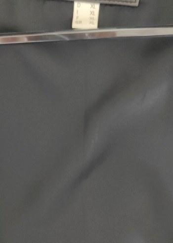 Düğmeli Siyah Deri Kadın Ceket - Görsel 5