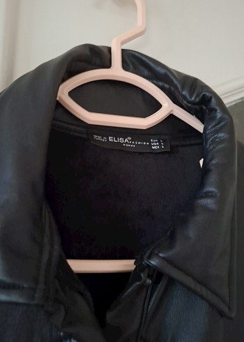 püsküllü deri detaylı ceket - Görsel 3