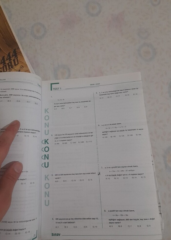 Matematik konu anlatımlı soru bankası - Görsel 4