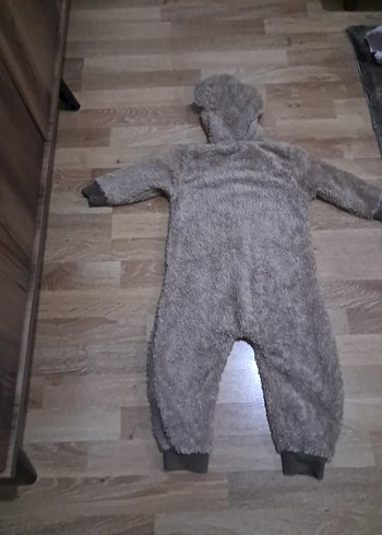 Peluş Erkek Bebek Tulum ayı kostümü - Görsel 3