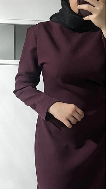 42 Beden bordo Renk Emnora Bordo Elbise