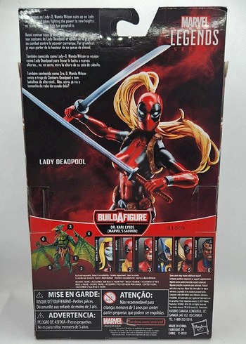 Beden Marvel Legends Lady Deadpool Figür