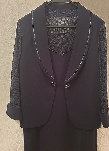 Abiye ceket elbise takım - Görsel 16