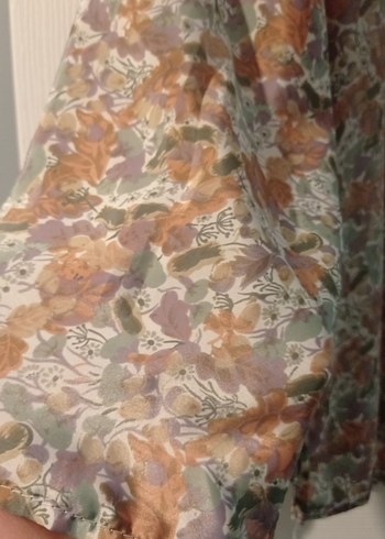 Bej Bağcıklı Midi Kimono - Görsel 2