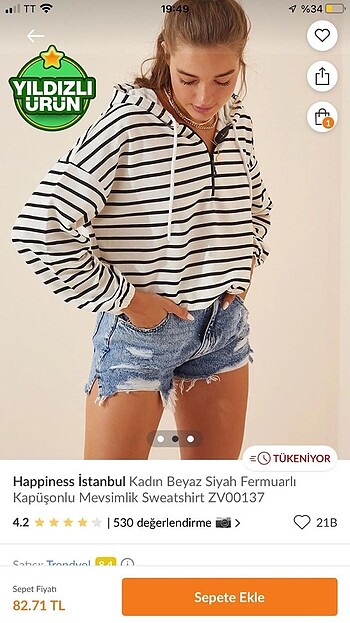 İnce sweatshirt