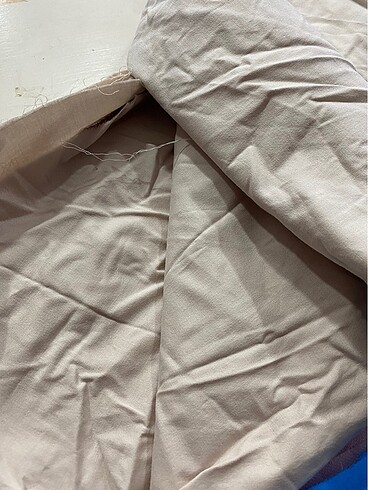 Bej poplin parça kumaş en150 boy60cm