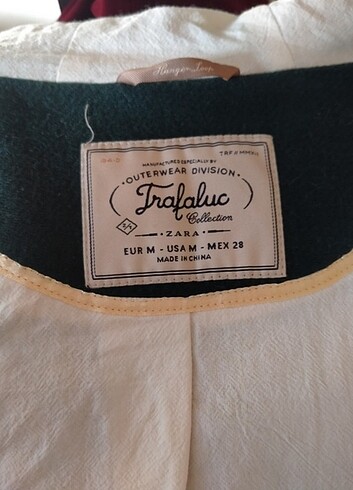 Zara kaşe kaban - Görsel 7