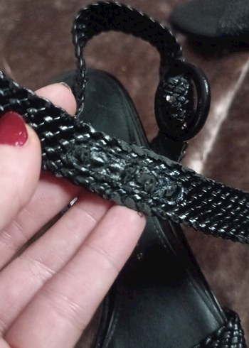 Zara topuklu sandalet - Görsel 9