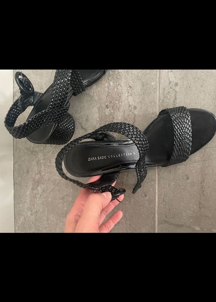 Zara topuklu sandalet - Görsel 4