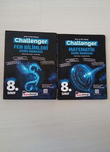 Challenger 8.sınıf mat ve fen soru bankası